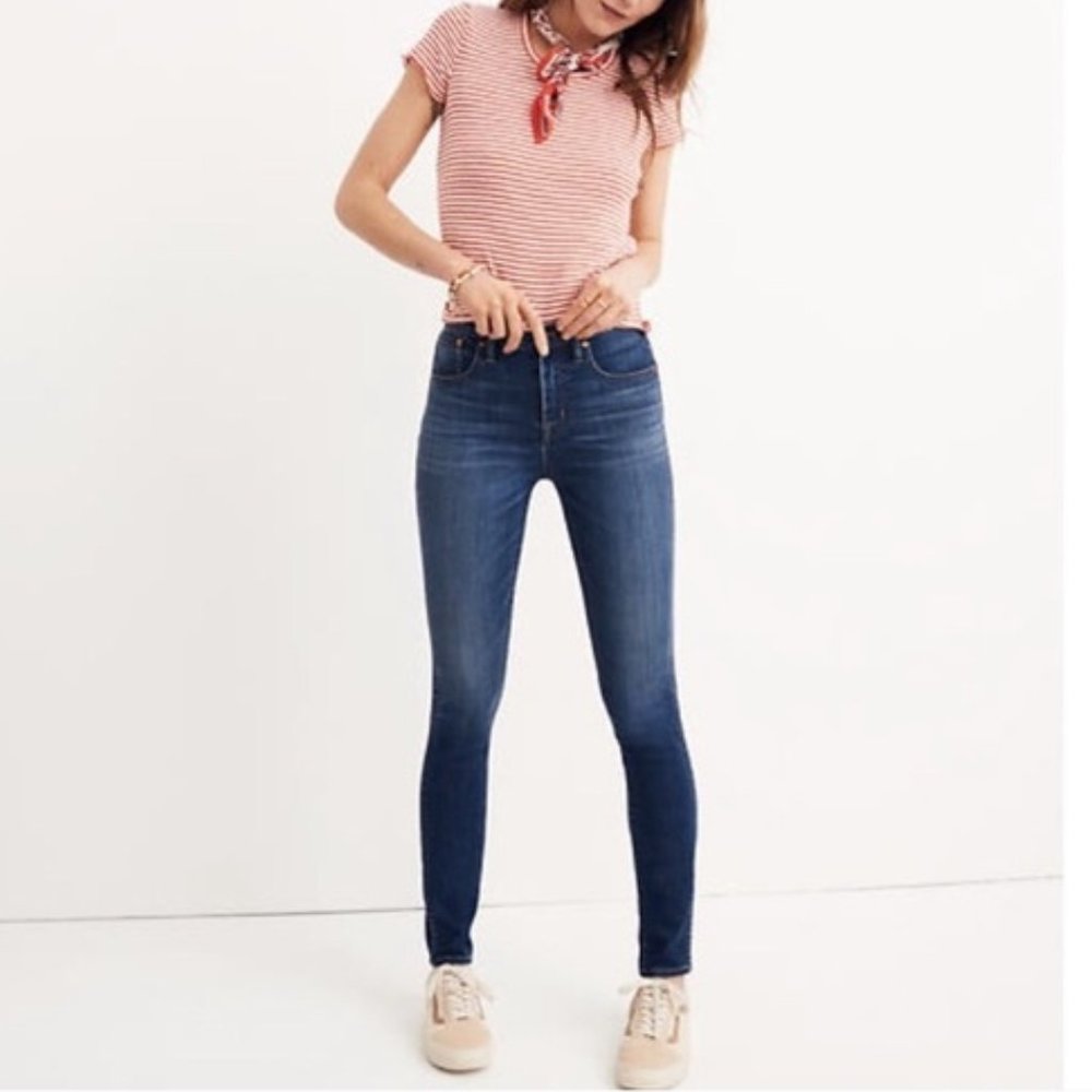 Madewell 10 inch High-rise skinny jeans